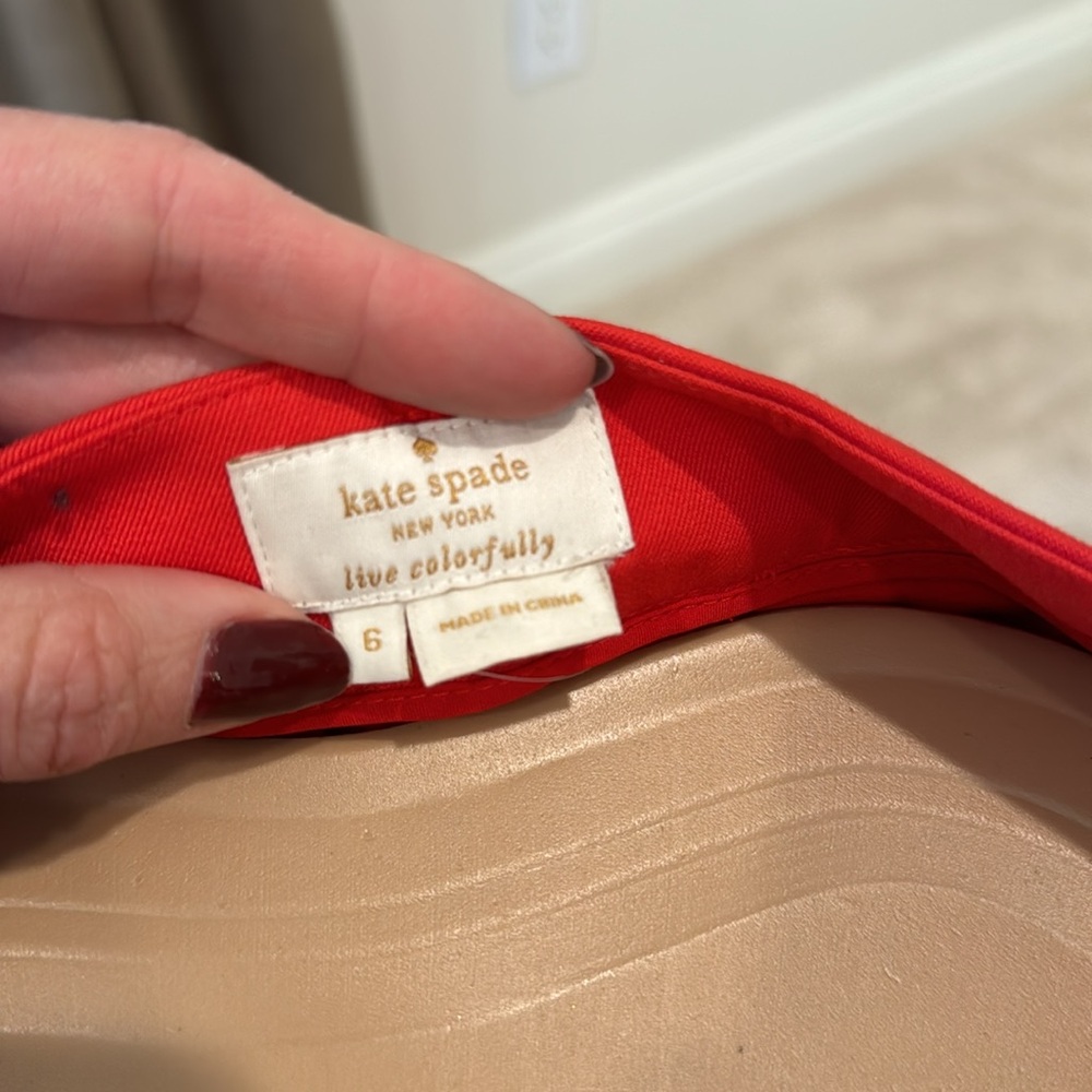 Kate Spade Red Plated Pants View 4